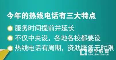 2017年学生资助政策有变化吗？各省资助热线是多少？