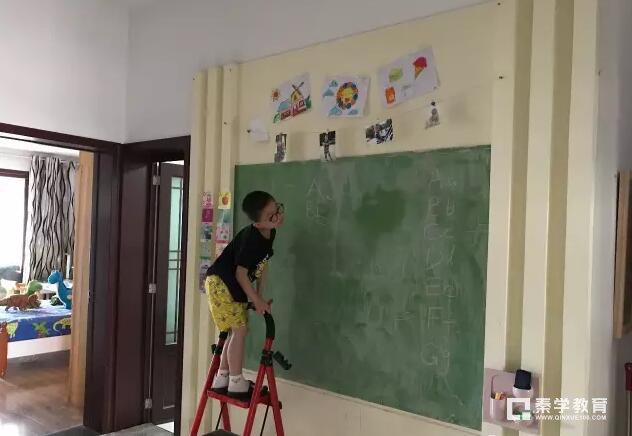很多家长像孙俪一样为孩子准备了涂鸦墙-涂鸦出的画家