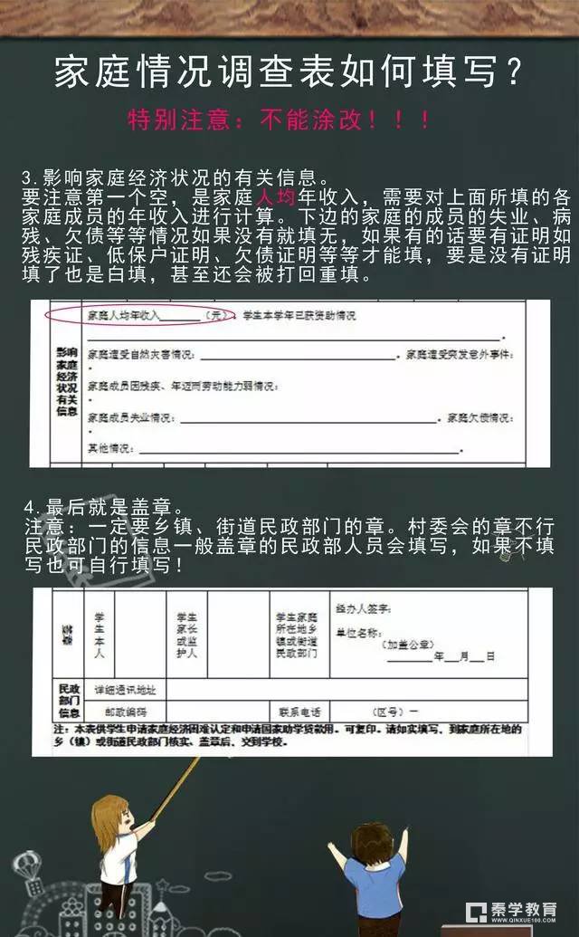 大学录取通知书中的家庭情况调查表要怎么填?这张表需多打印并盖章