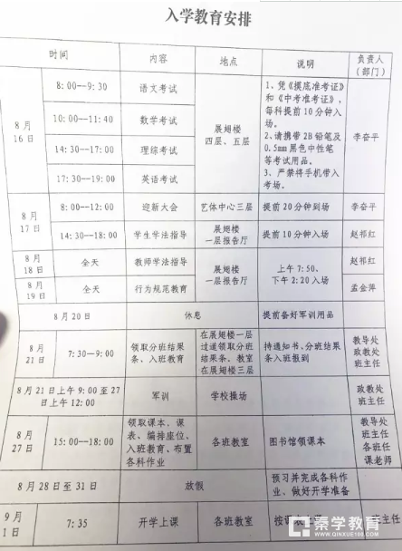 山大附中,清徐中学等多所高中入学通知在此!分双牌要高中多少图片