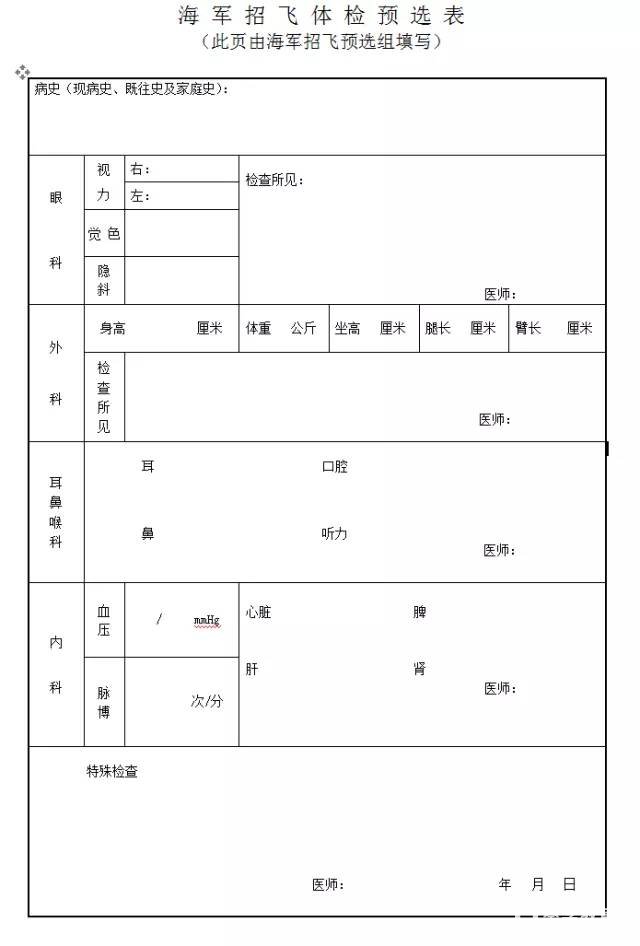想当海军飞行员的同学注意啦，2018海军招飞条件|报名
