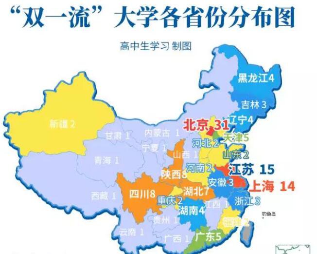 42所“一流大学”特点概括，盘点各地区双一流建设高校特点