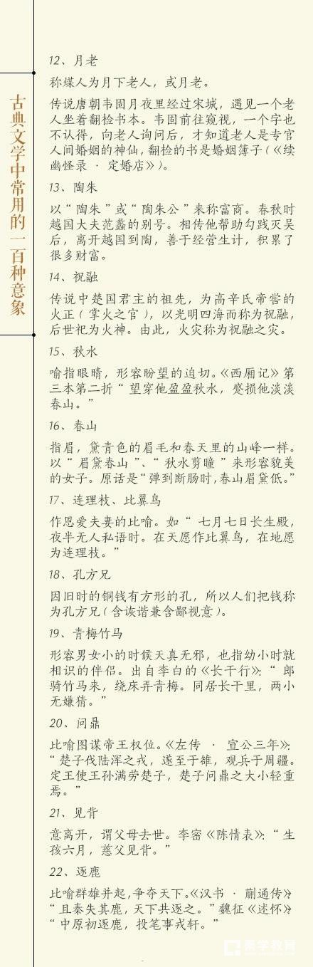 每天积累一点(Day2)，作文从不及格到满分!善用100个古典文学经典意象