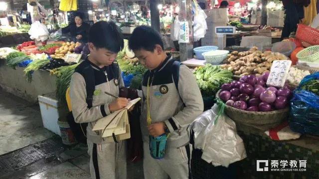 拉萨路小学五年级孩子们组队买菜，拉小特色教学看来很有意思啊