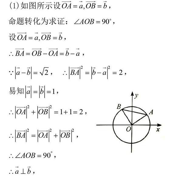 怎样利用三角函数解决向量问题，勾股定理逆定理的应用