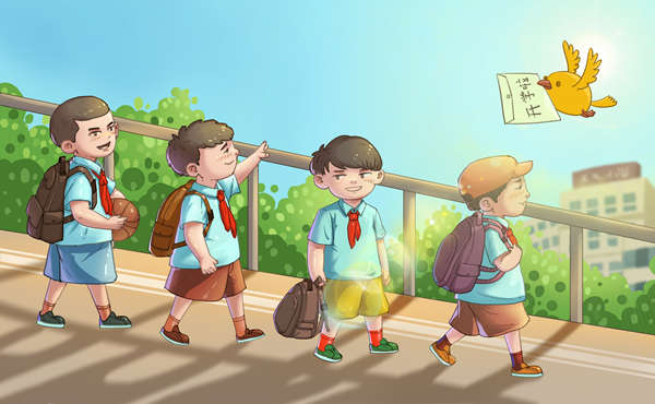 南京外国语学校初一学生秋游珍珠泉风景区，期中考试后的放松啊