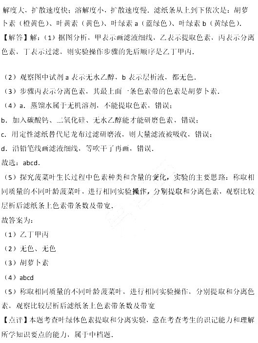 2017年江苏省小高考生物试卷含参考答案及考点解析