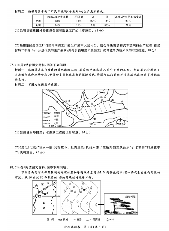 试题|“超级全能生”2018年高考全国卷26生9月联考乙卷地理试题汇总!