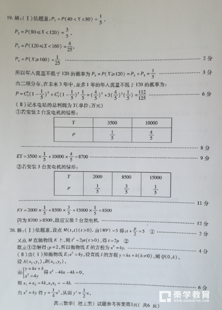 山东省济宁市2018年高三一模理科数学试题及答案汇总分享！