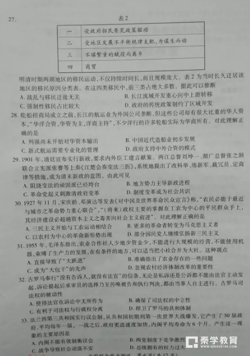 文综|厦门市2018届高三第一次质量检测文综试题及答案汇总!