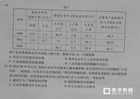 文综|厦门市2018届高三第一次质量检测文综试题及答案汇总!