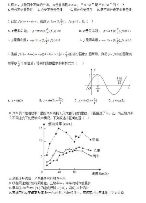 18年北京101中学高三开学考理科数学试题和答案 自主招生辅导老师整理 秦学教育