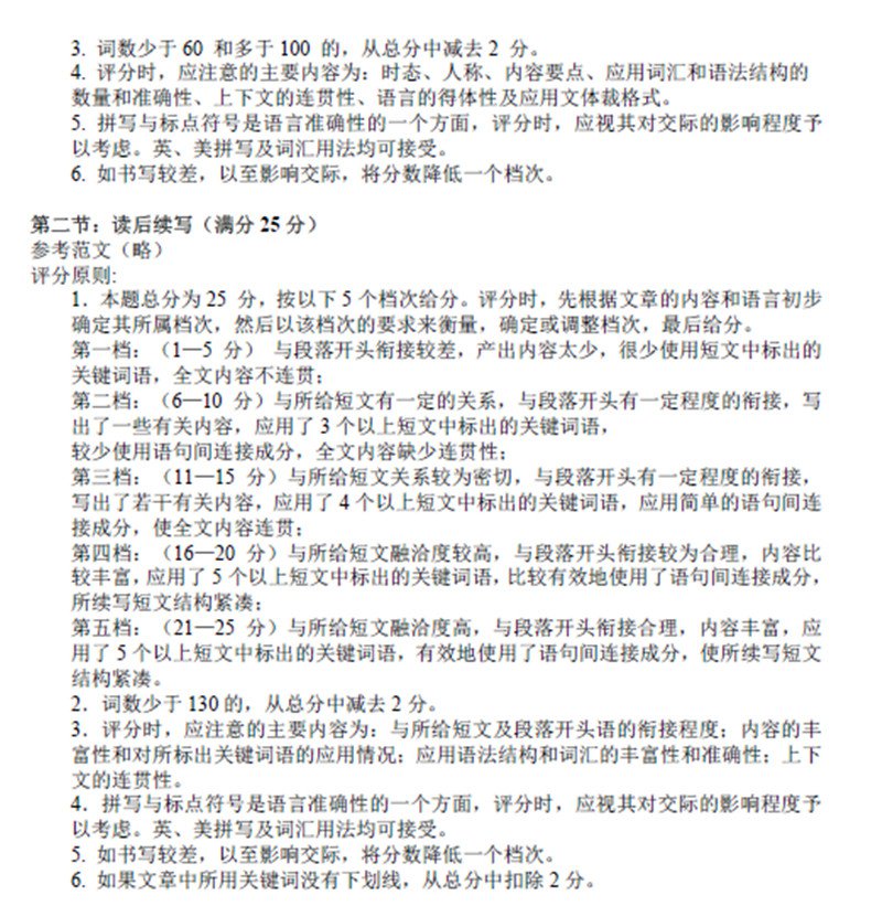 2019届教育绿色评价联盟高三10月适应性考试英语试题卷答案整理