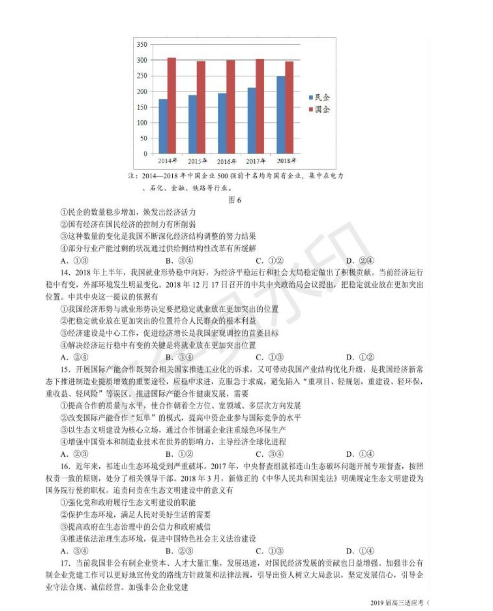 2019年长郡中学高三下学期第一次适应性考试文科综合试题及答案分享！