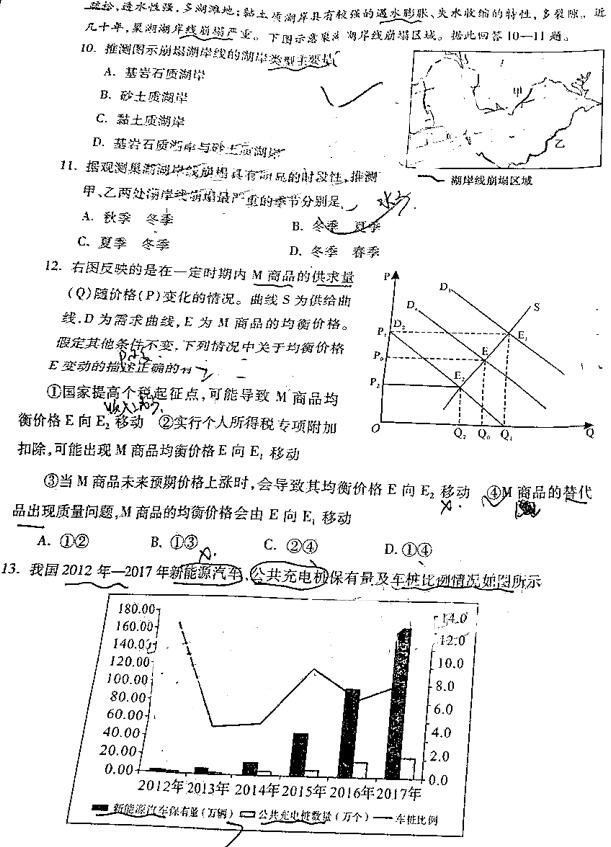 陕西宝鸡二模，宝鸡市2019年3月第二次模拟考试高三文综试卷分享