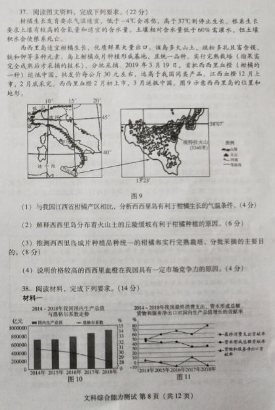 潍坊二模，2019年山东潍坊市高考模拟考试文综试题发布