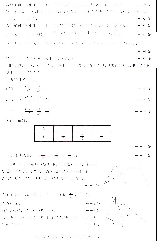 2019年东北三省四市联考高考模拟试卷理科数学试卷及参考答案汇总，考生查看!