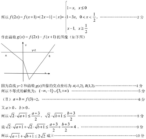 宁德二检，福建省宁德市高三2019第二次质量检测文科数学试卷答案