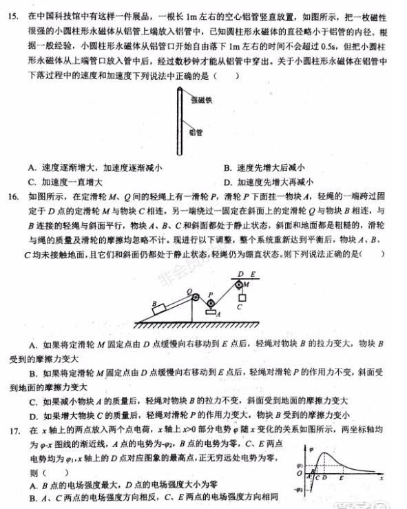 2019年赢鼎教育高考终极推测卷I卷理科综合试题，附大学介绍！