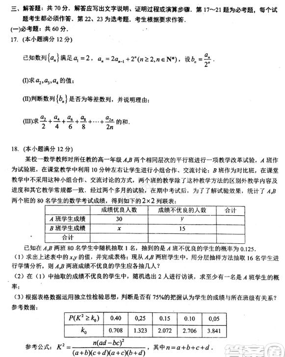 2019年赢鼎教育高考终极推测卷I卷文科数学试题及答案，附学校介绍！