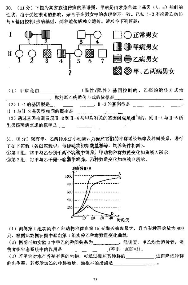 2019届哈三中高三三模九州之巅理综试题及其答案整理发布!