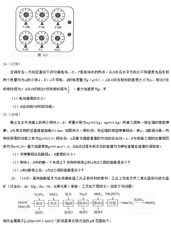 卷三試題公布!2019年高考理科綜合參考答案解析!