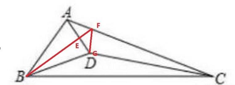 △ABC中，∠ACB=26°，∠ABC=51°，CD平分∠ACB..连接DB，∠BDC=？