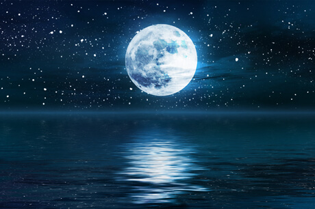 张若虚《春江花月夜》是怎样描写月亮的？这首诗的分为几部分进行描写？