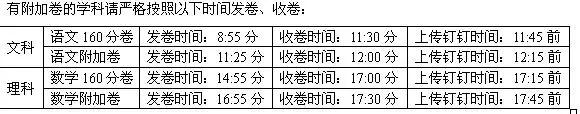 高三2020年3月第2次线上统考时间安排出炉，家长打印试卷